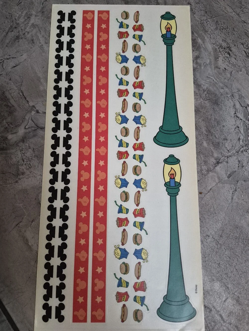 Vintage Disney Boarder Sticker Sheets By SandyLion